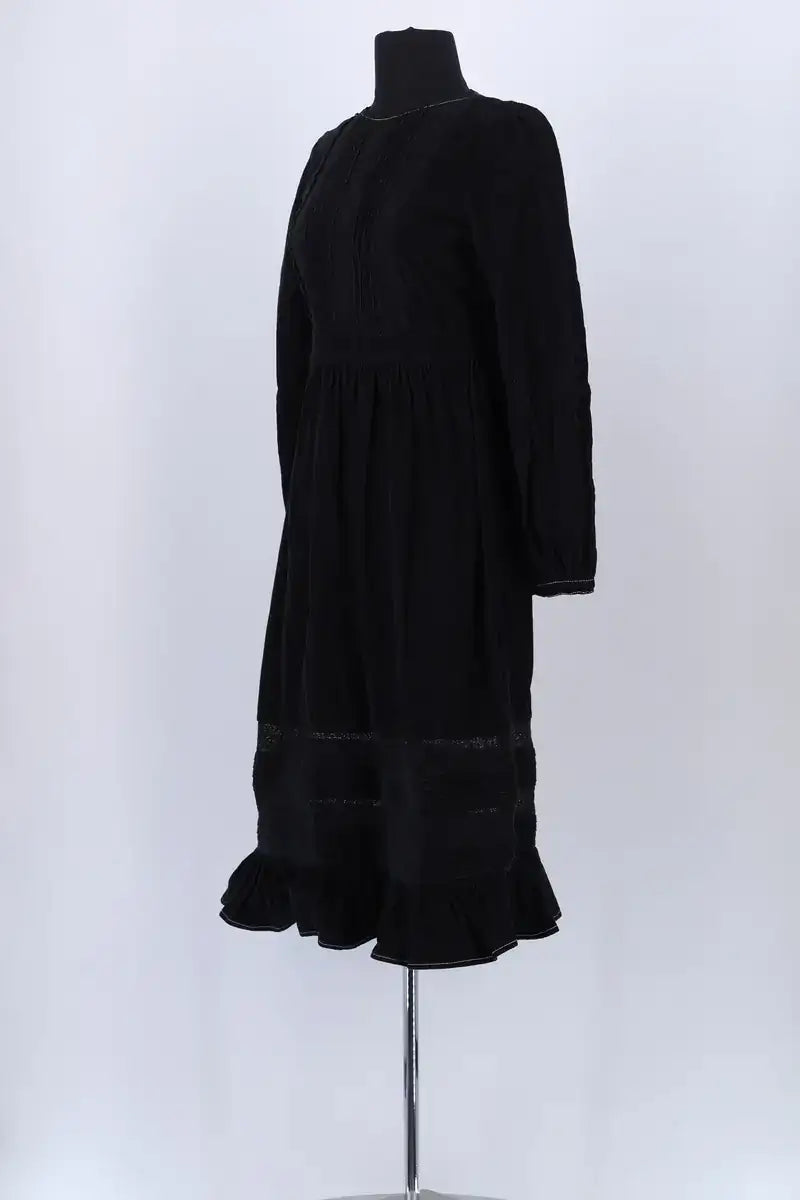 Robe Manoush Noir en Coton
