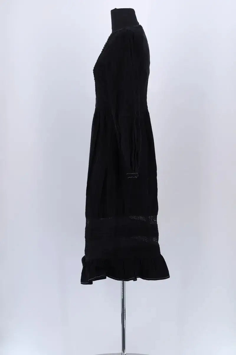 Robe Manoush Noir en Coton