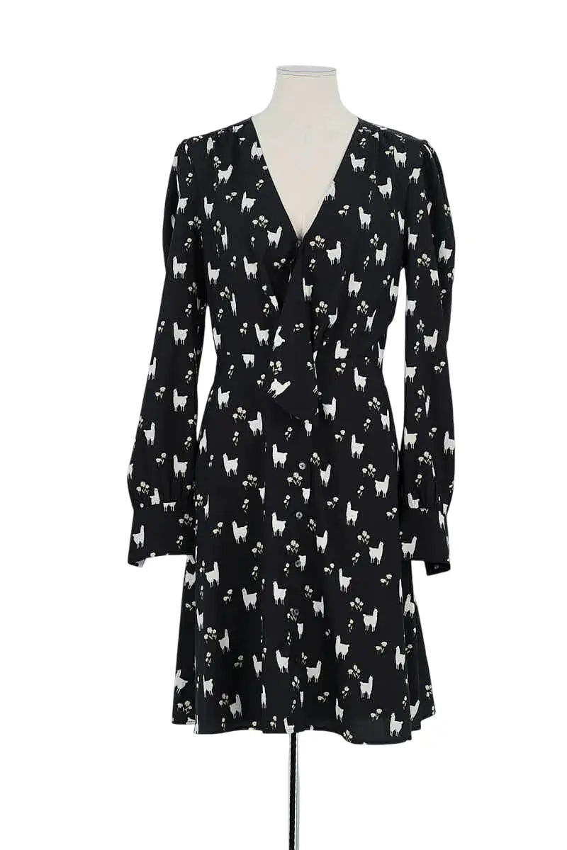 Robe Manoush Noir en Polyester, taille S - Seconde Main