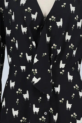 Robe Manoush Noir en Polyester