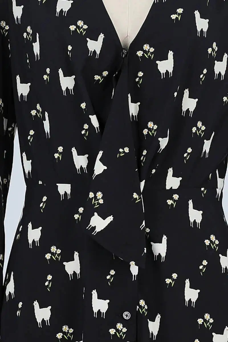 Robe Manoush Noir en Polyester