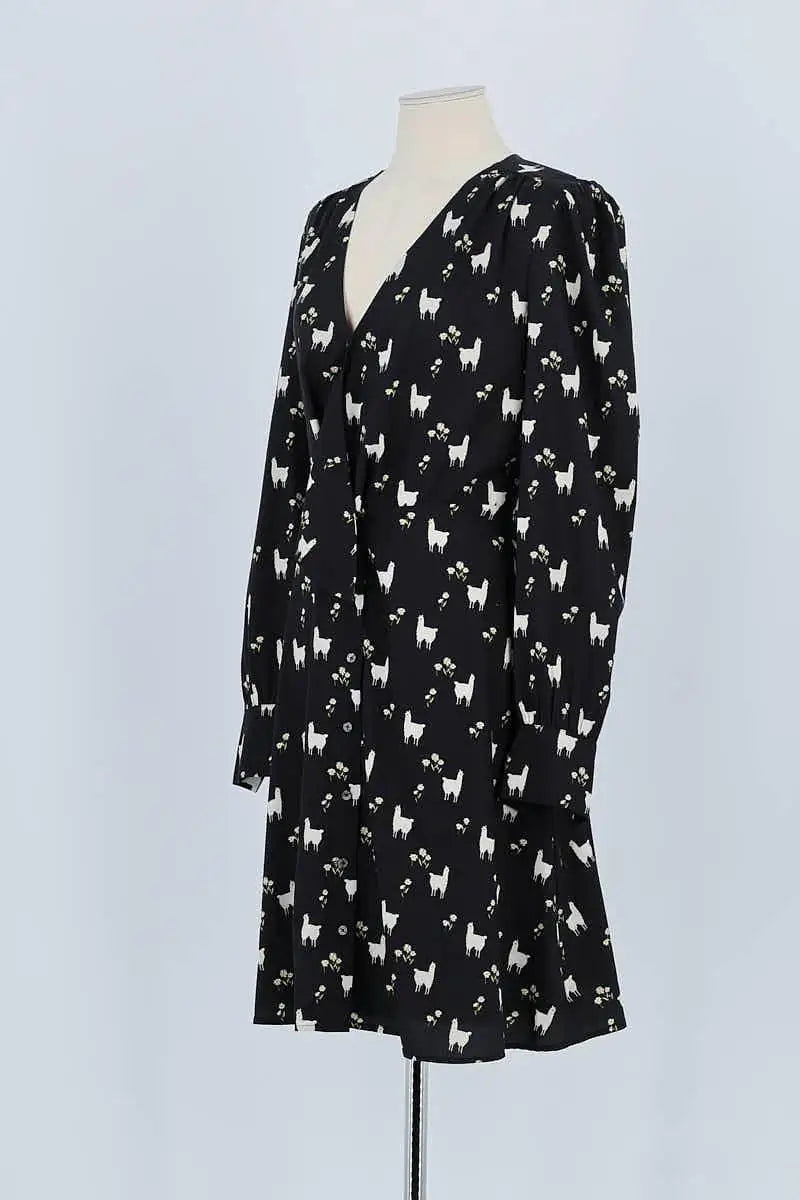 Robe Manoush Noir en Polyester