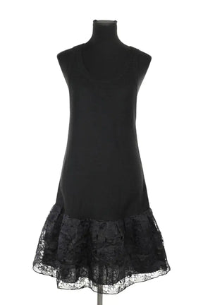 Robe Manoush Noir en Synthétique, taille L - Seconde Main