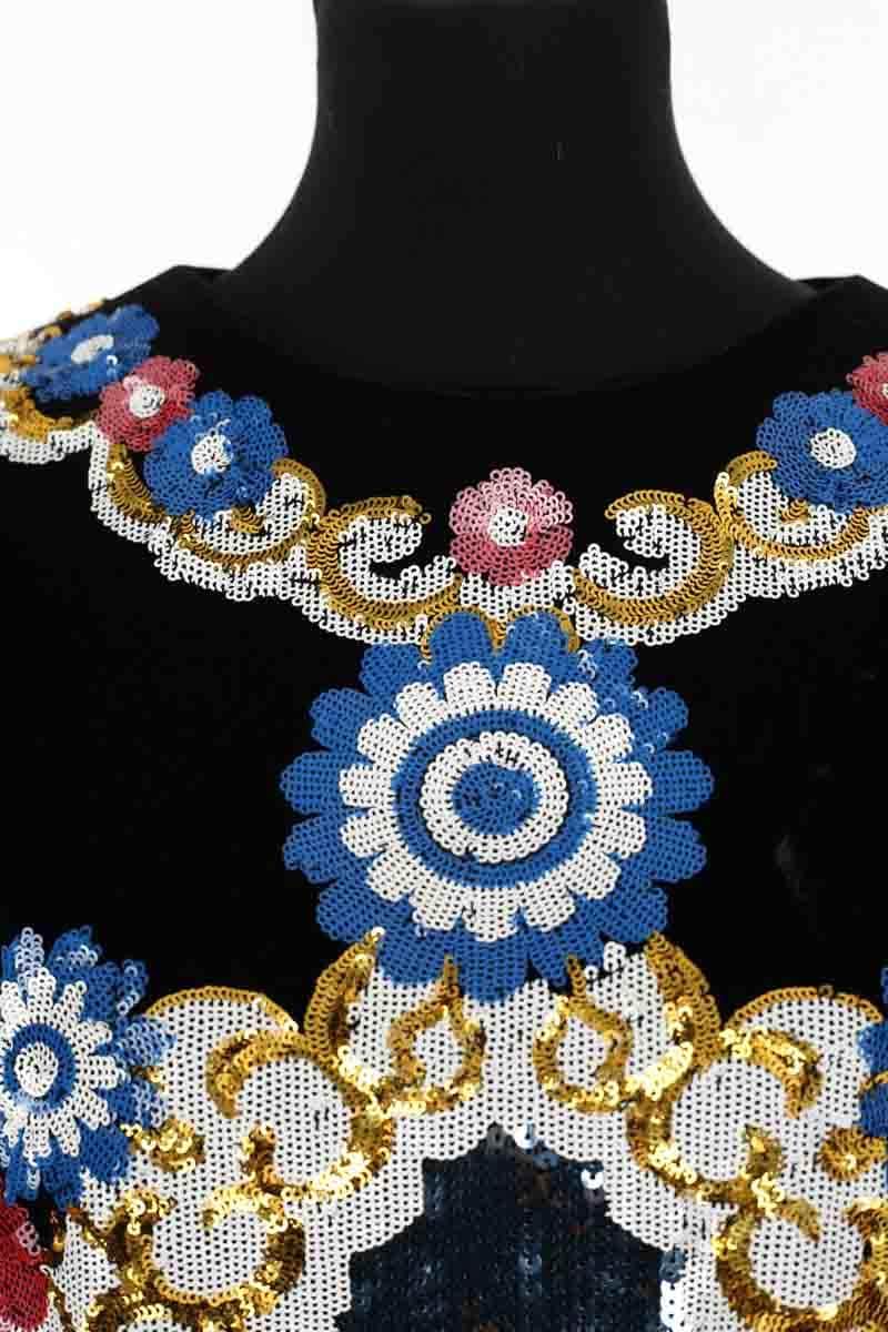 Robe Manoush Noir en Velours