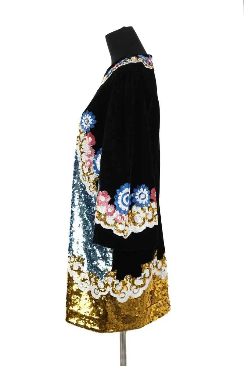 Robe Manoush Noir en Velours
