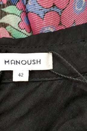 Robe Manoush Noir en Viscose