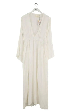 Robe Mara Hoffman Blanc en Coton, taille L - Seconde Main