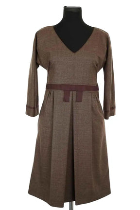 Robe Marc Jacobs Marron en Laine, taille S - Seconde Main