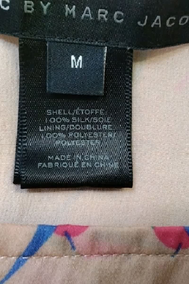 Robe Marc Jacobs Rose en Soie