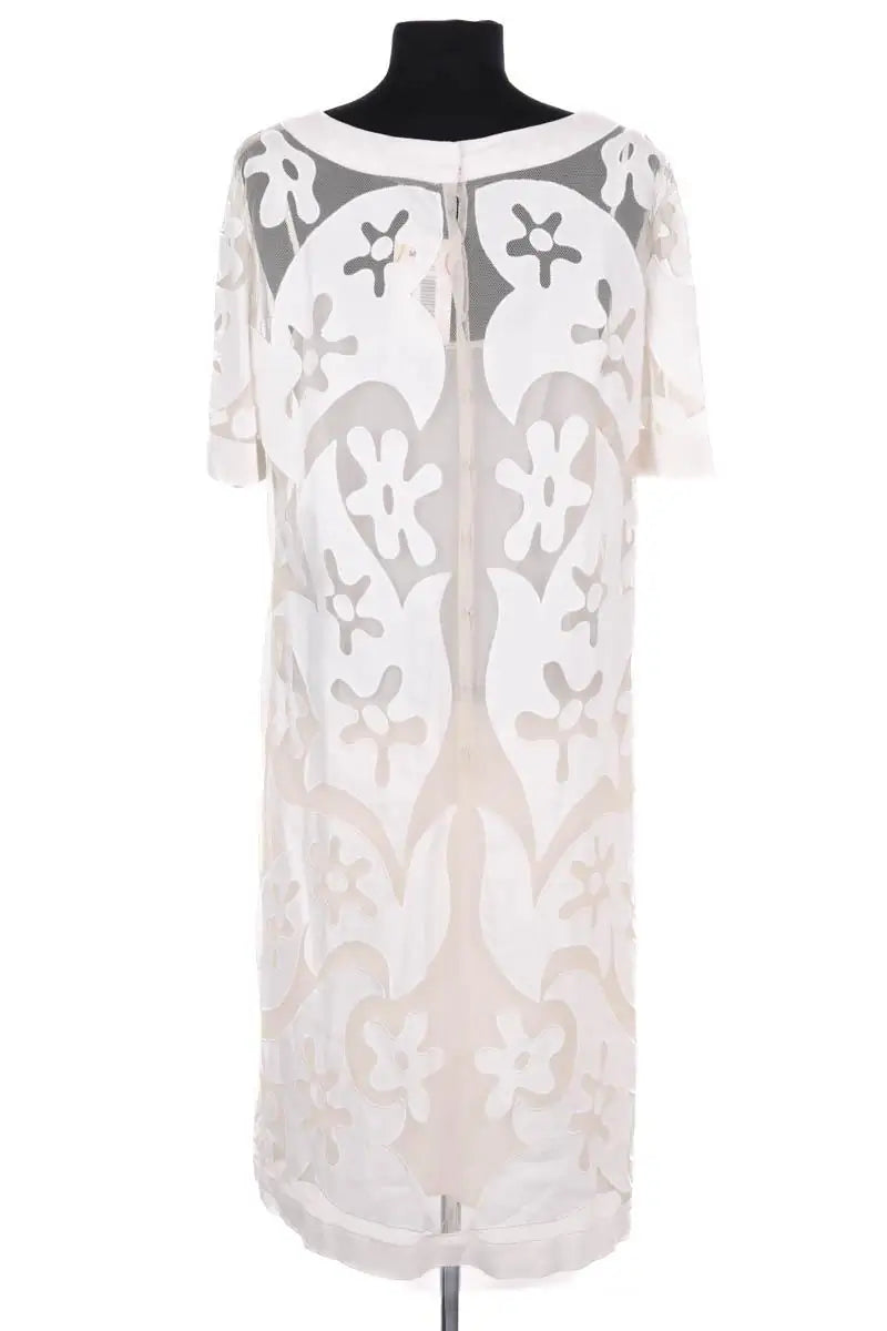 Robe Marella Blanc en Synthétique