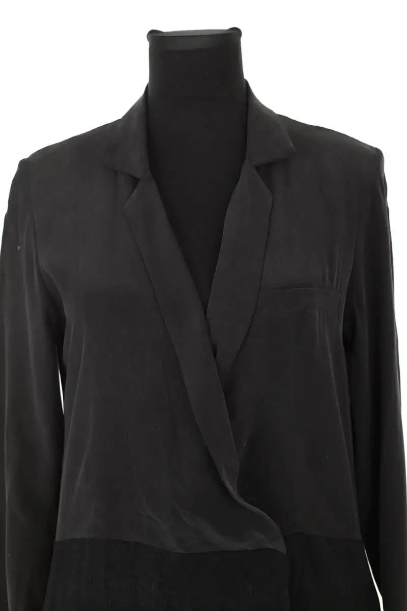 Robe Margaux Lonnberg Bonnie Noir en Coton