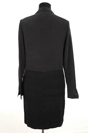 Robe Margaux Lonnberg Bonnie Noir en Coton