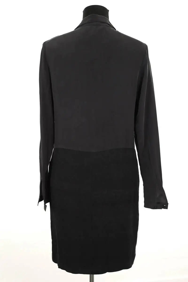 Robe Margaux Lonnberg Bonnie Noir en Coton