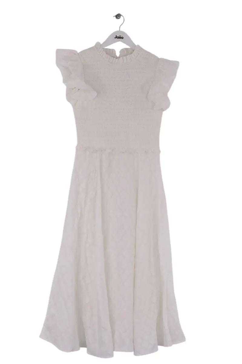 Robe Maria de la Orden Blanc en Coton, taille S - Seconde Main