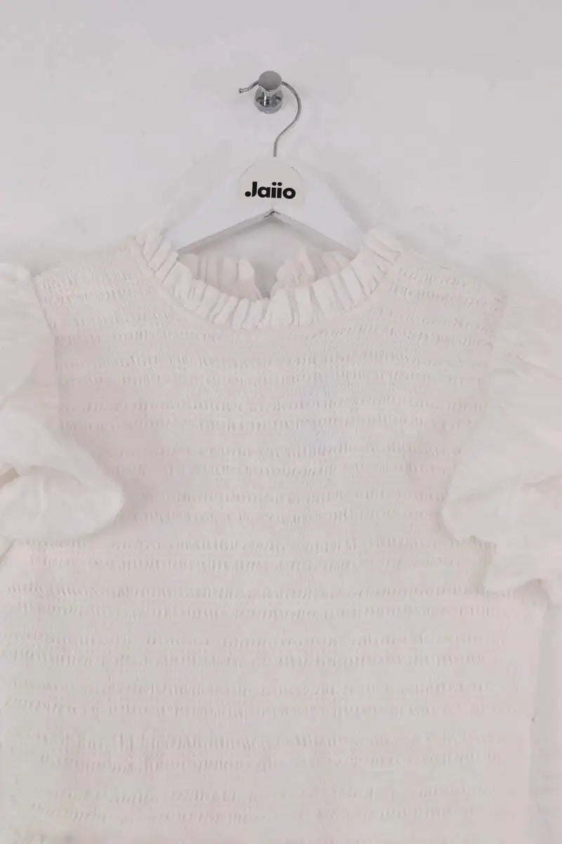 Robe Maria de la Orden Blanc en Coton