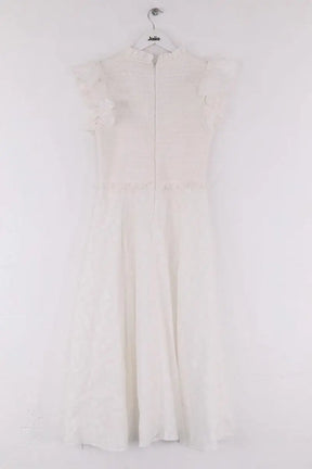 Robe Maria de la Orden Blanc en Coton