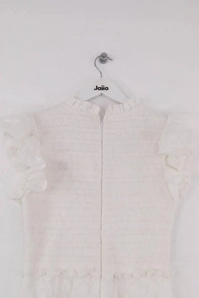 Robe Maria de la Orden Blanc en Coton