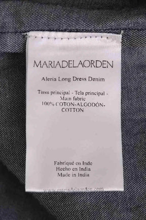 Robe Maria de la Orden Bleu en Coton