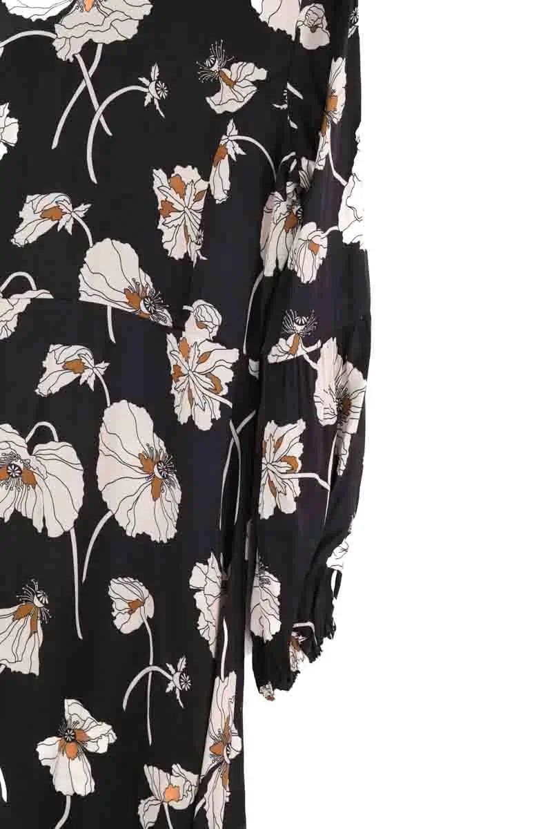 Robe Maria de la Orden Noir en Viscose