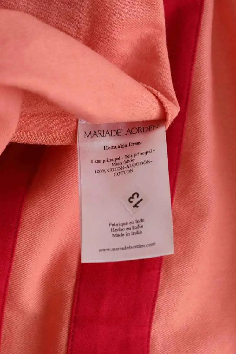 Robe Maria de la Orden Rose en Coton