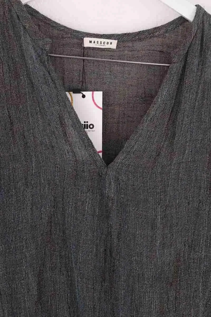 Robe Masscob Gris en Lin