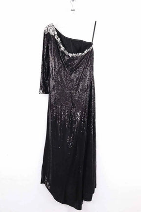 Robe Max Chaoul Noir en Paillettes