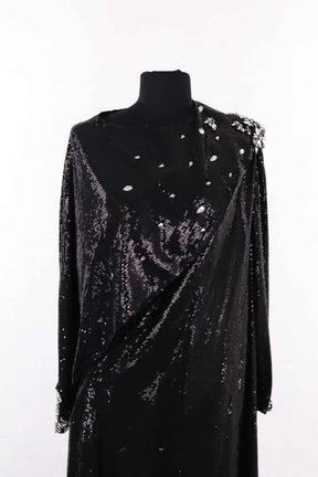 Robe Max Chaoul Noir en Paillettes