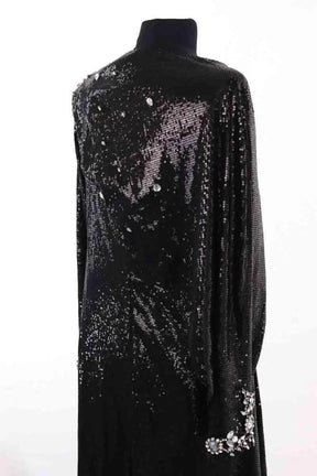 Robe Max Chaoul Noir en Paillettes