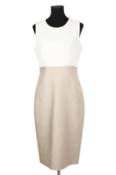 Robe Max Mara Beige en Synthétique, taille M - Seconde Main