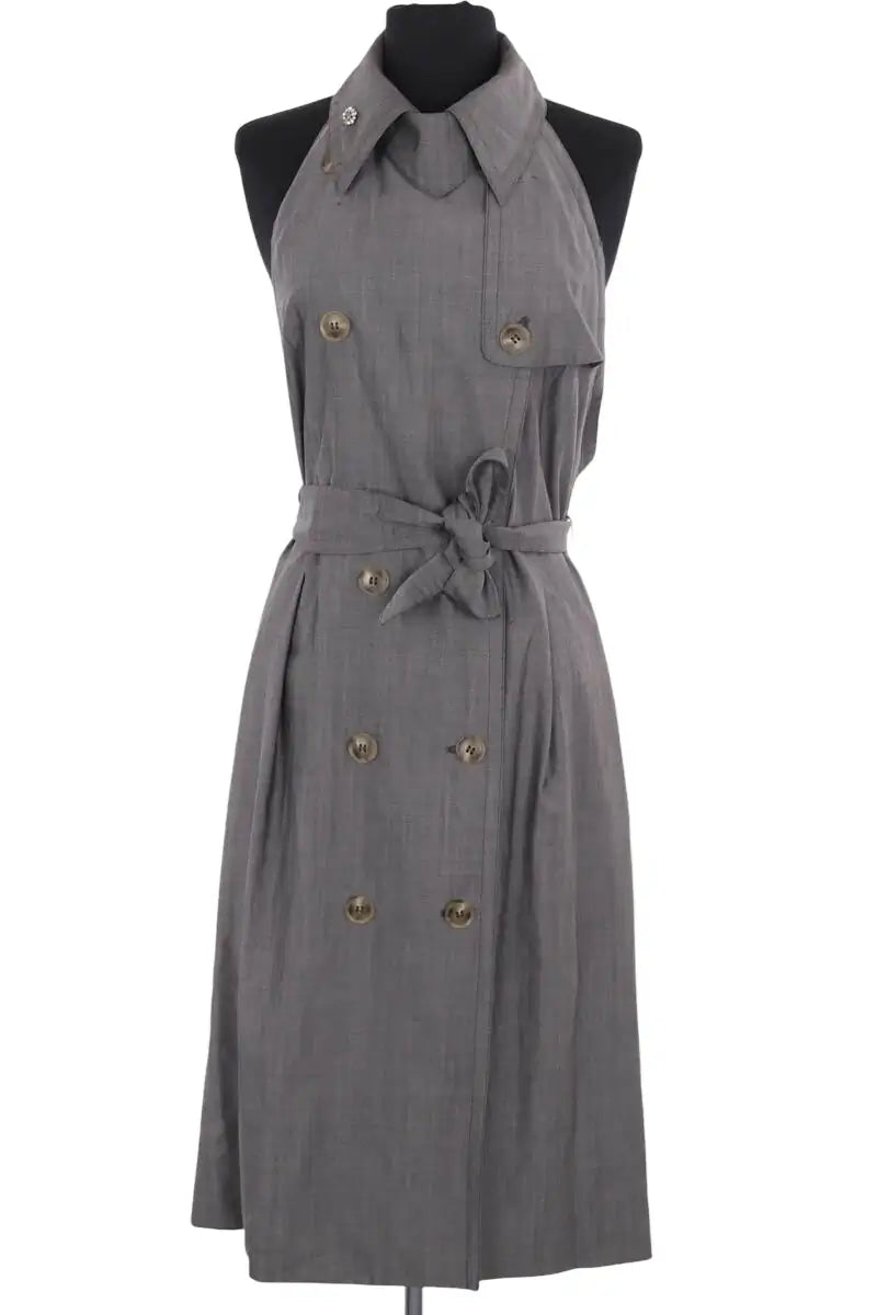 Robe Max Mara Gris en Laine, taille XL - Seconde Main