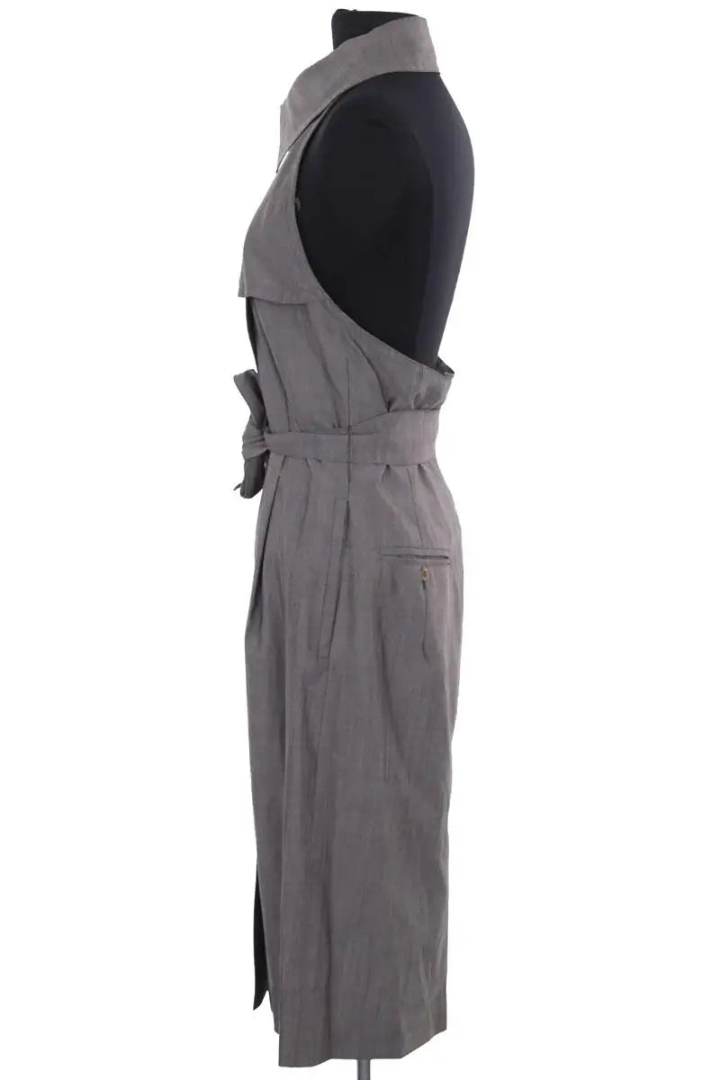 Robe Max Mara Gris en Laine