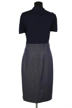 Robe Max Mara Marine en Viscose