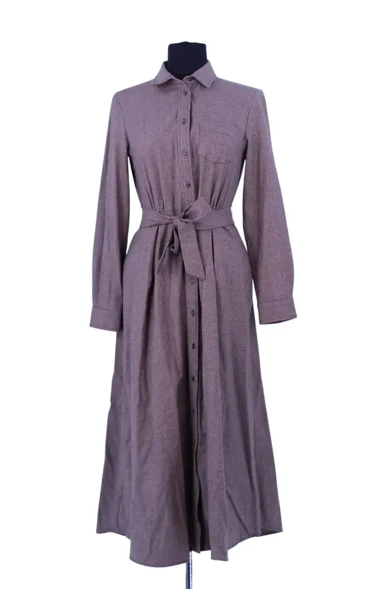 Robe Max Mara Marron en Laine, taille S - Seconde Main
