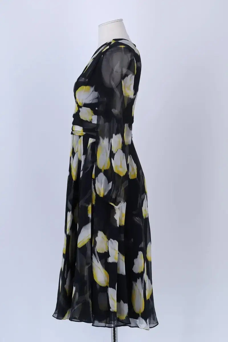 Robe Max Mara Noir en Soie