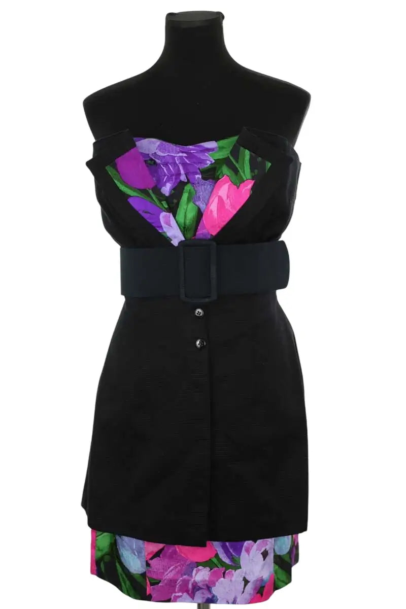 Robe Max Mara Noir en Soie, taille XL - Seconde Main