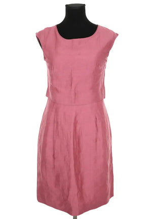 Robe Max Mara Rose en Lin, taille M - Seconde Main