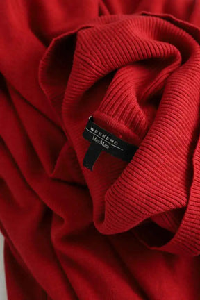 Robe Max Mara Rouge en Coton