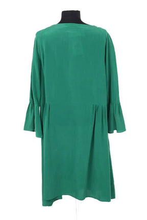 Robe Max Mara Vert en Soie