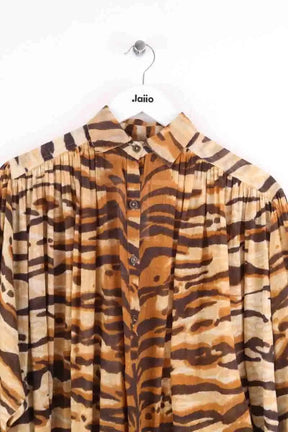 Robe Mes Demoiselles Camel en Coton