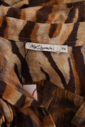 Robe Mes Demoiselles Camel en Coton