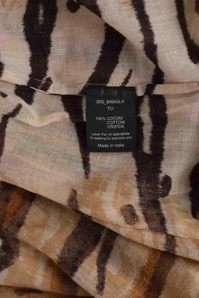 Robe Mes Demoiselles Camel en Coton