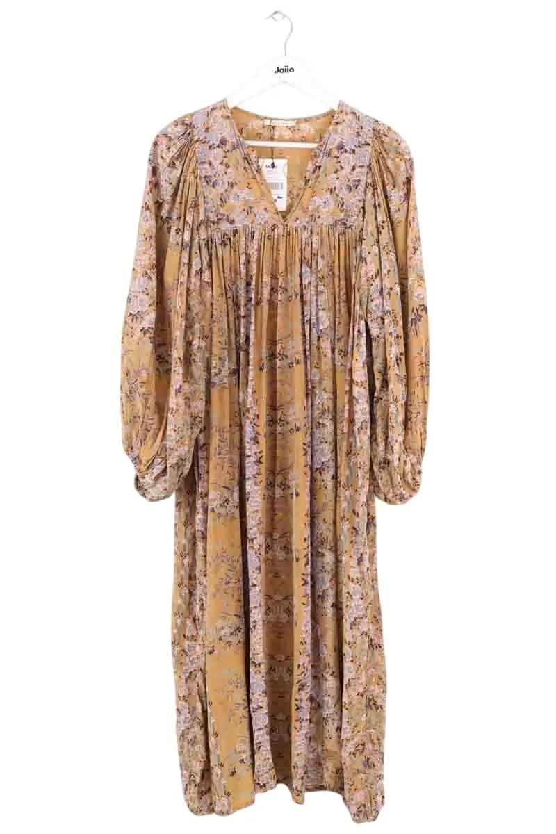 Robe Mes Demoiselles Jalon Camel en Viscose, taille S - Seconde Main