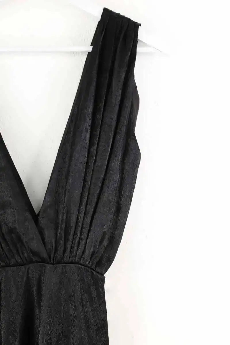 Robe Mes Demoiselles Noir en Éponge