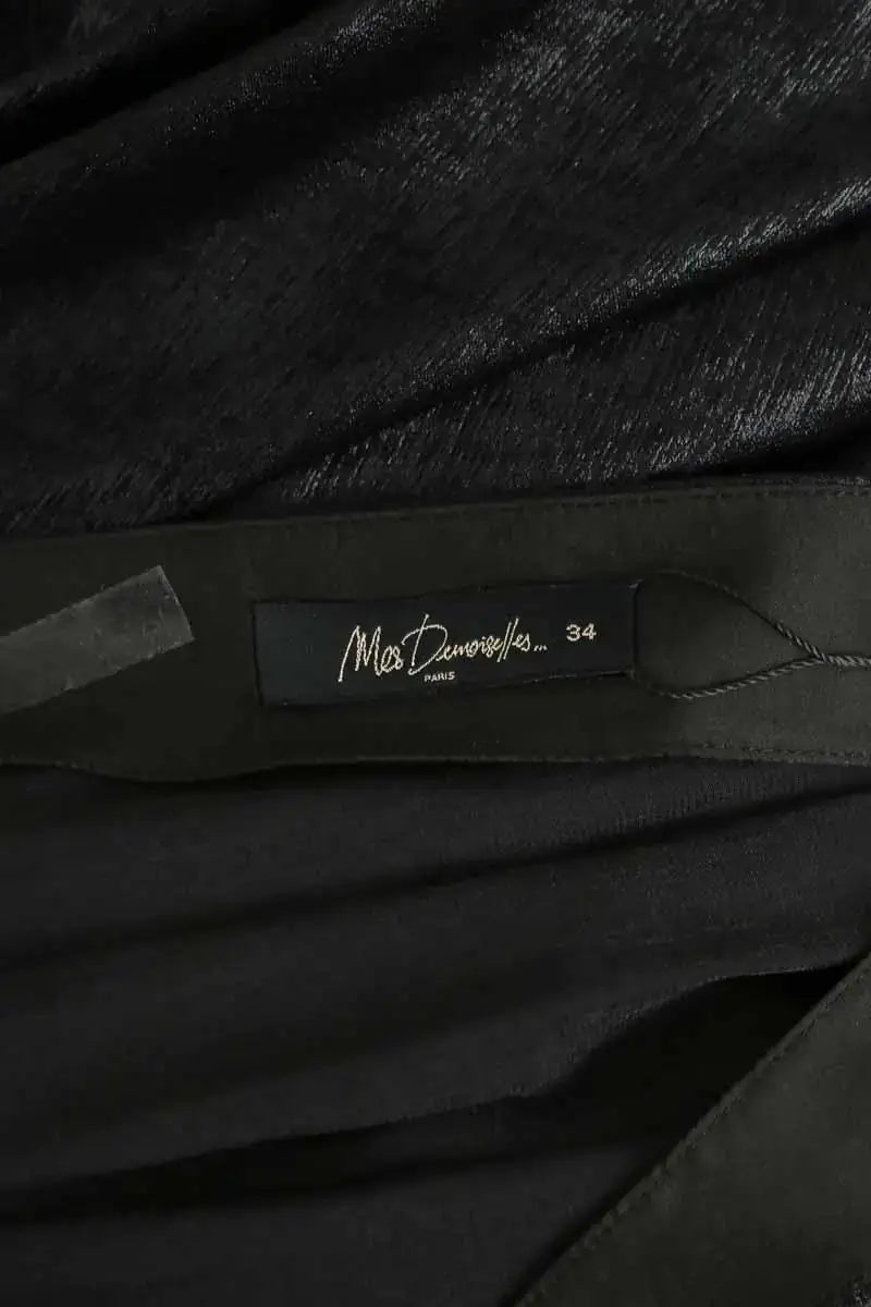 Robe Mes Demoiselles Noir en Éponge