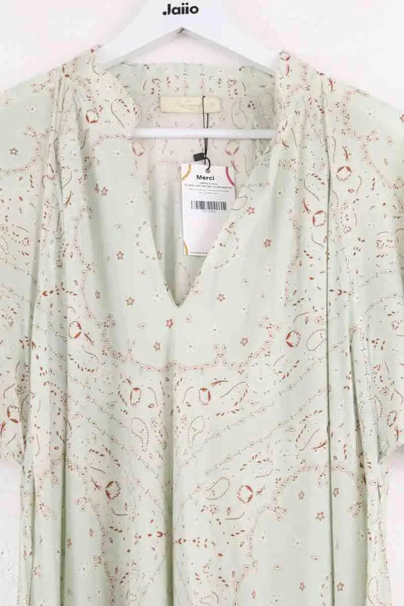 Robe Mes Demoiselles Sara Vert en Coton