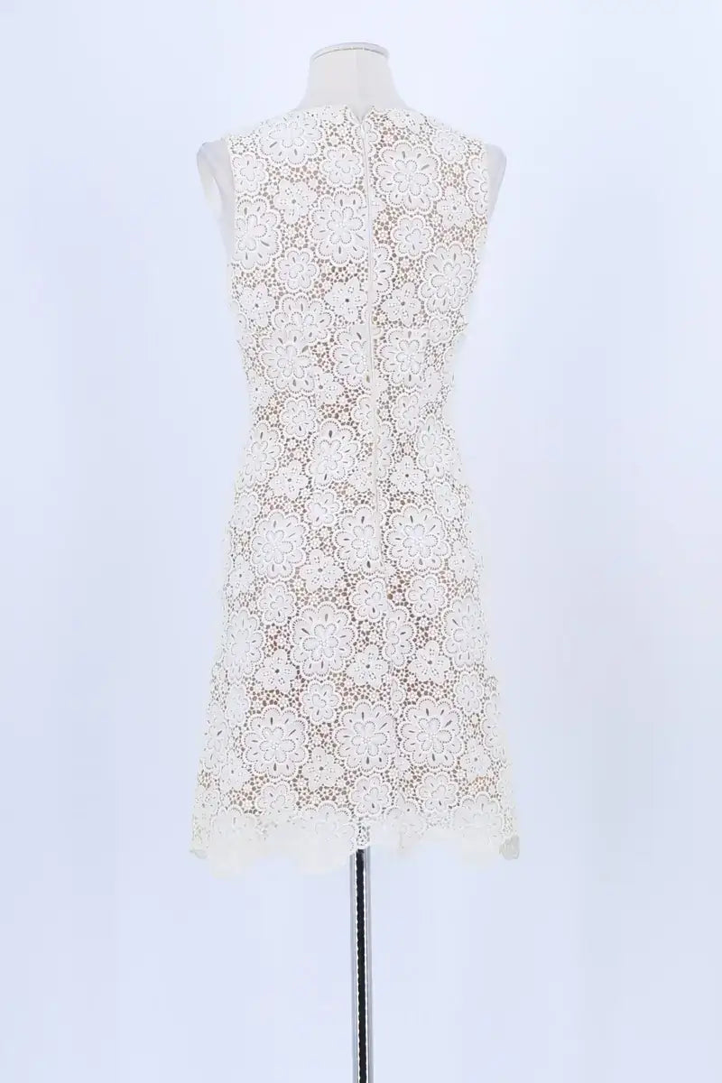 Robe Michael Kors Blanc en Coton