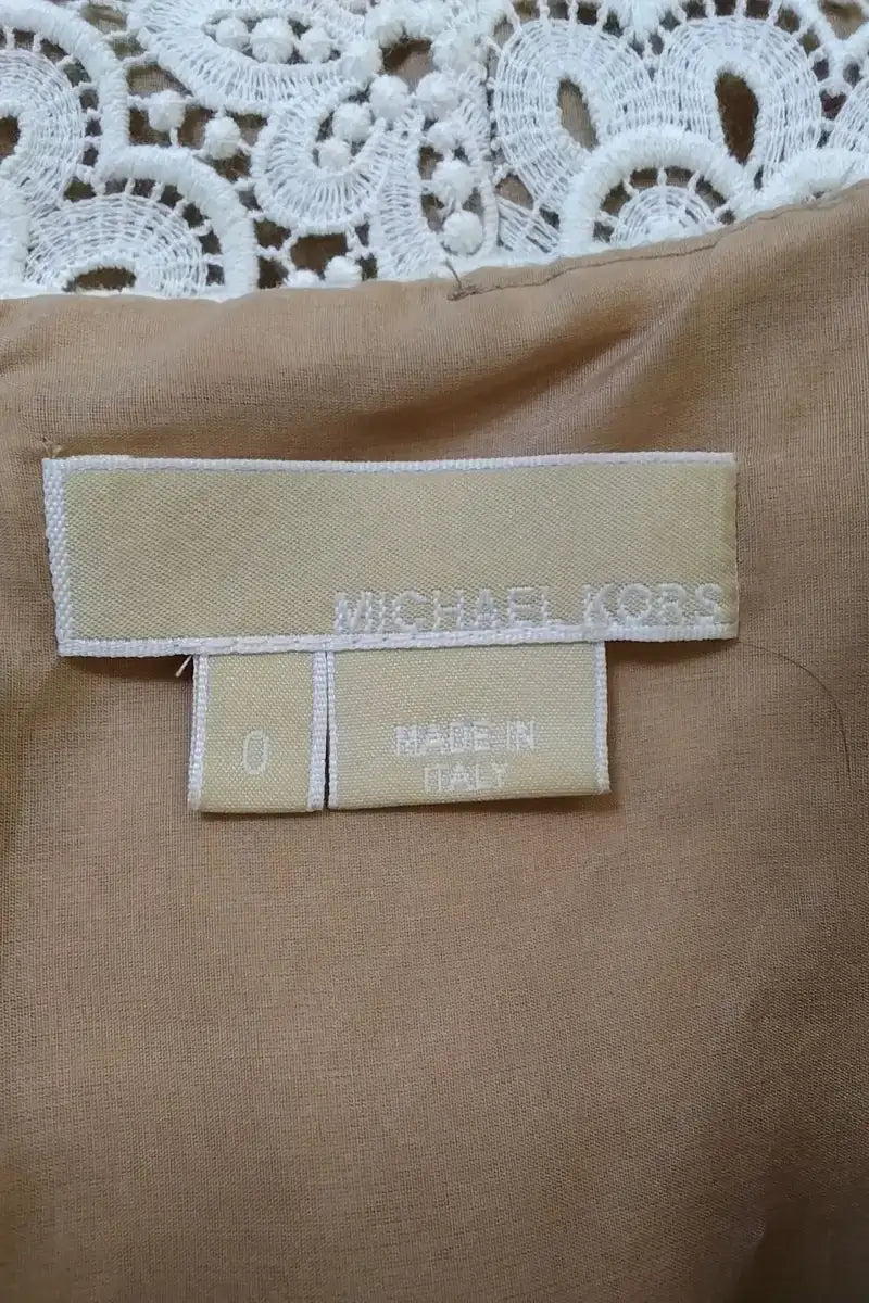 Robe Michael Kors Blanc en Coton