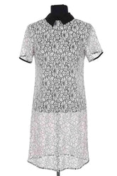 Robe Michael Kors Blanc en Synthétique, taille M - Seconde Main