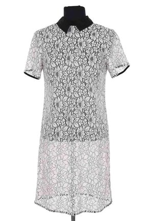 Robe Michael Kors Blanc en Synthétique, taille M - Seconde Main