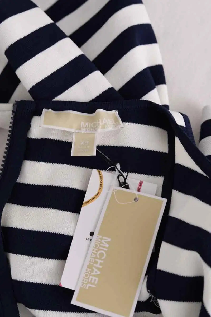Robe Michael Kors Bleu en Viscose